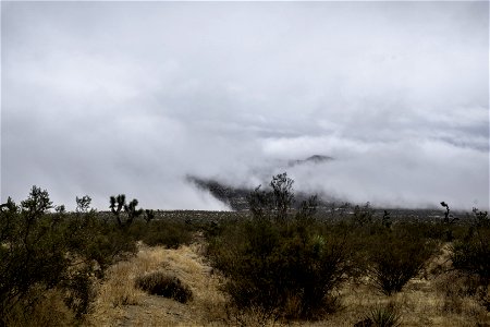 Clouds over Ryan Mountain