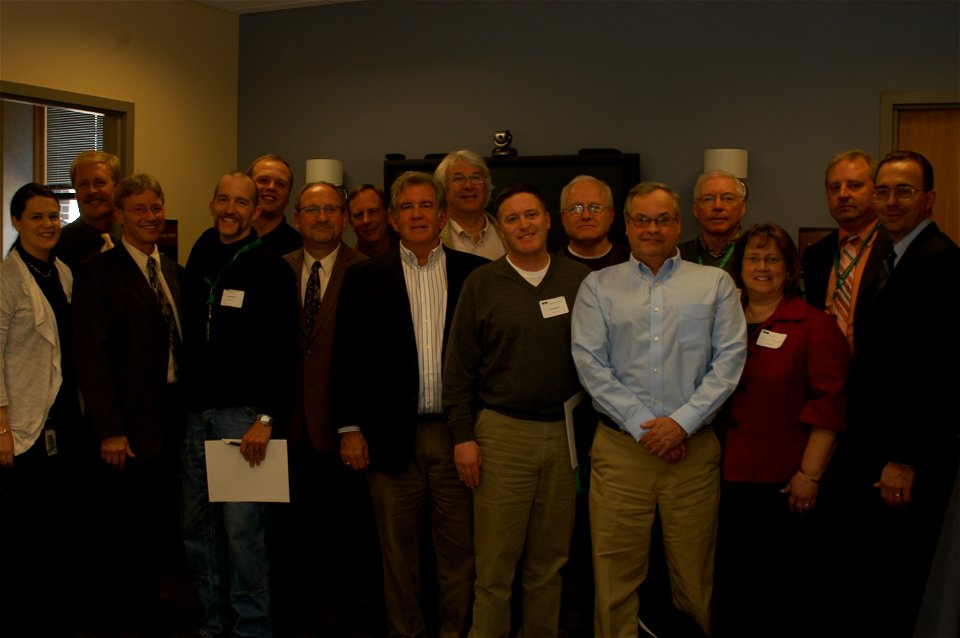 Listening session participants from hunting and fishing industries with FWS and DNR staff.