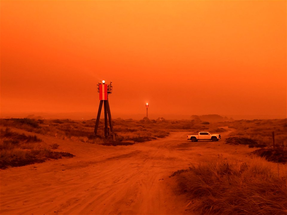 Smokey Sunrise at Samoa Dunes Recreation Area