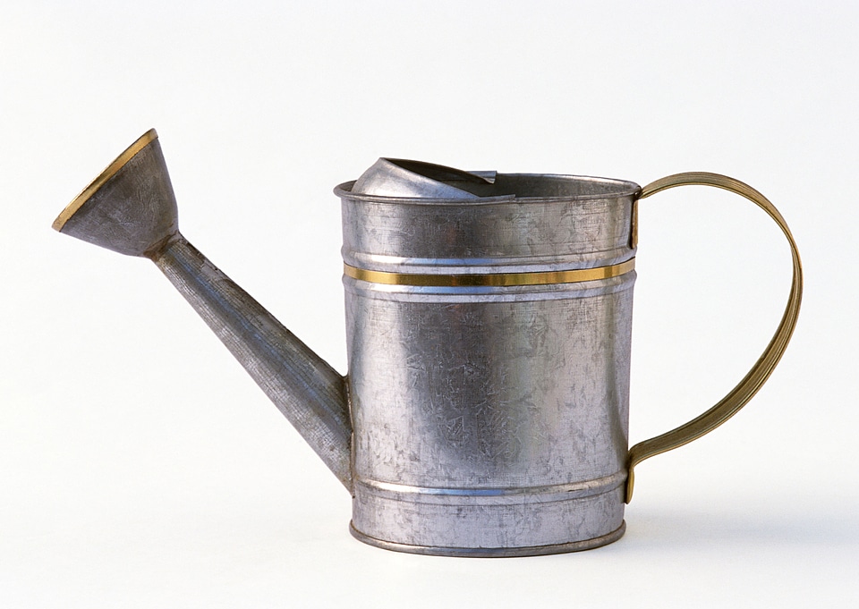 lateral view of watering can