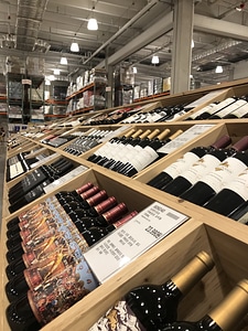 inside a Costco Mart in Busan