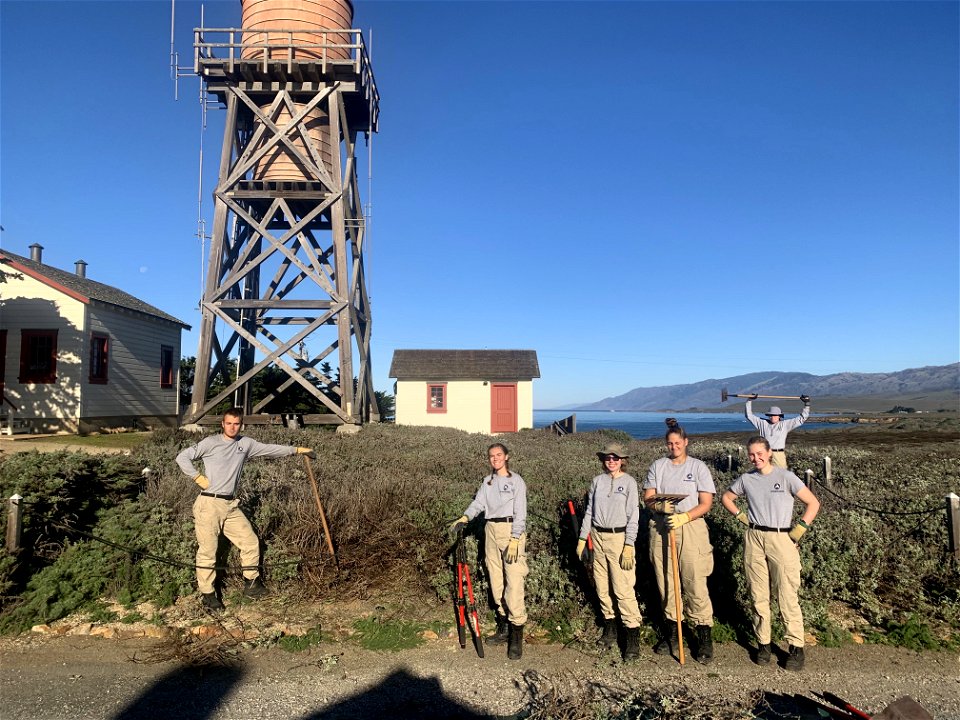 AmeriCorps crew at Palm Springs-South Coast Field Office