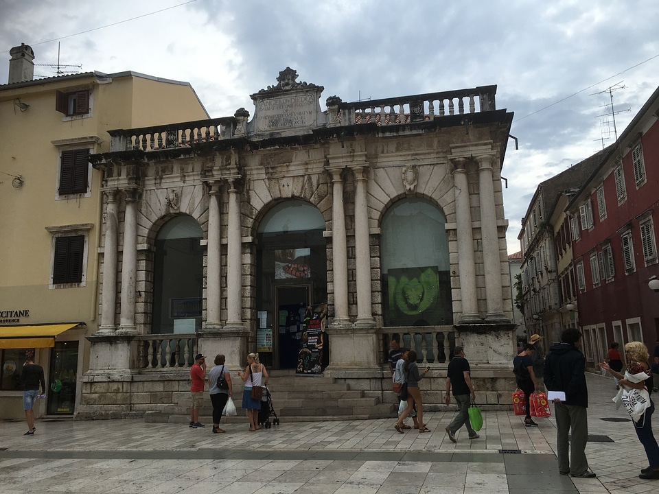 old town of Rovinj of Croatia