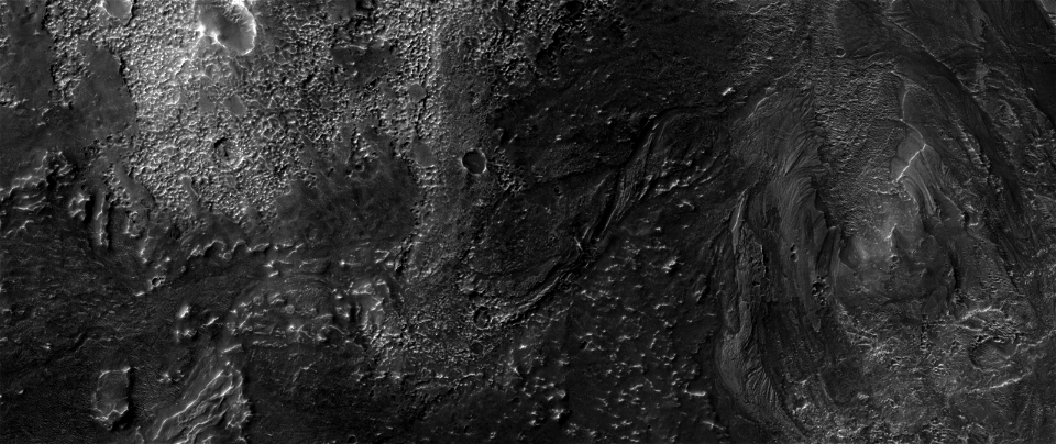 Channels from Hale Crater