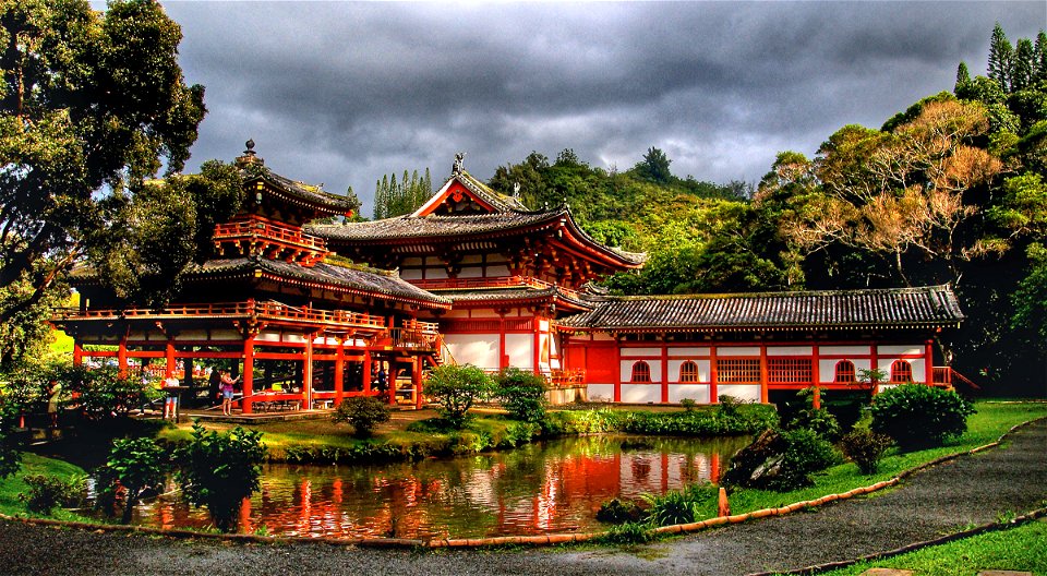 The Byodo-In Temple. Hawaii. photo