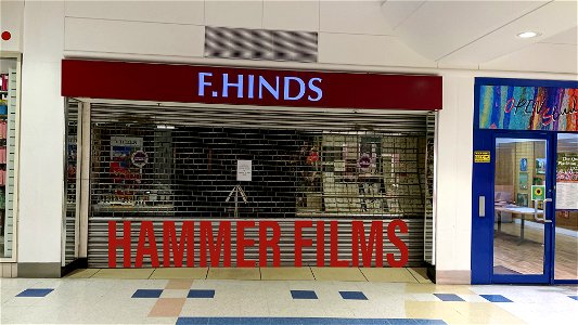 F. Hinds is a jewellery retailing chain, operating in England and Wales. Hammer Films was started by Will Hinds. Stage name Will Hammer