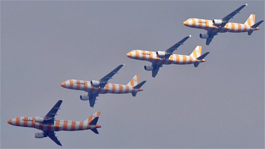 "The Flying Sock" from Condor, now presented in orange:
