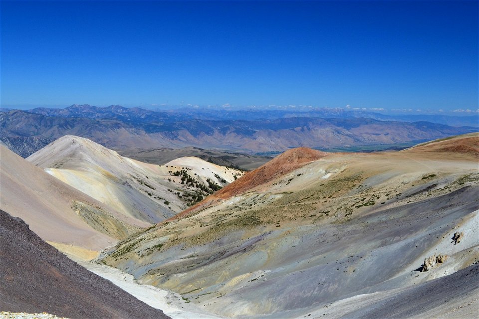 The Sweetwater Mountains in Lyon County, Nevada