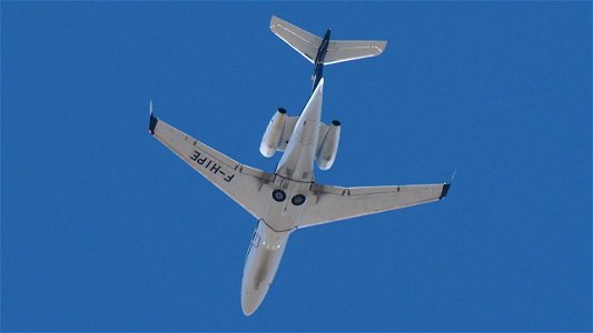 Embraer 505 Phenom 300 F-HIPE Pan Europeene Air Service from Rome (8000 ft.)