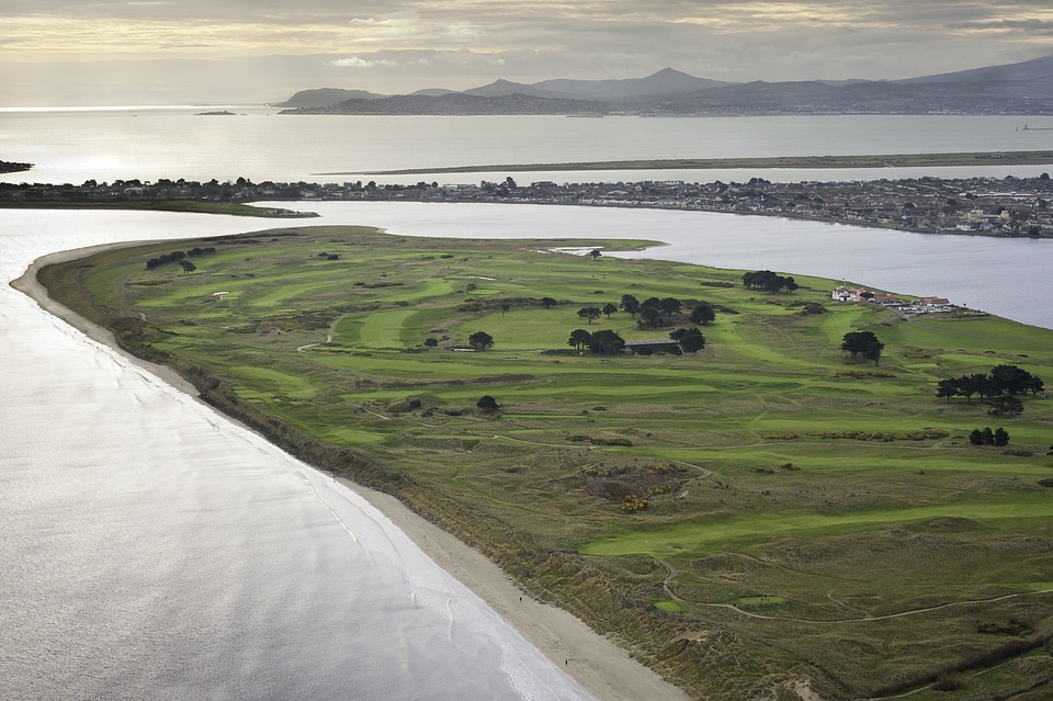 Aerial View of Portmarnock Golf Club