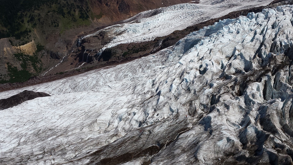 Mount Shuksan Glacier Evergreens Artist Point Mount Baker photo