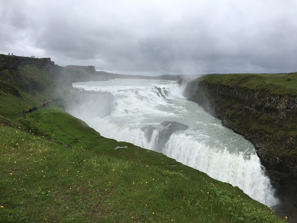Gullfoss waterfall Iceland