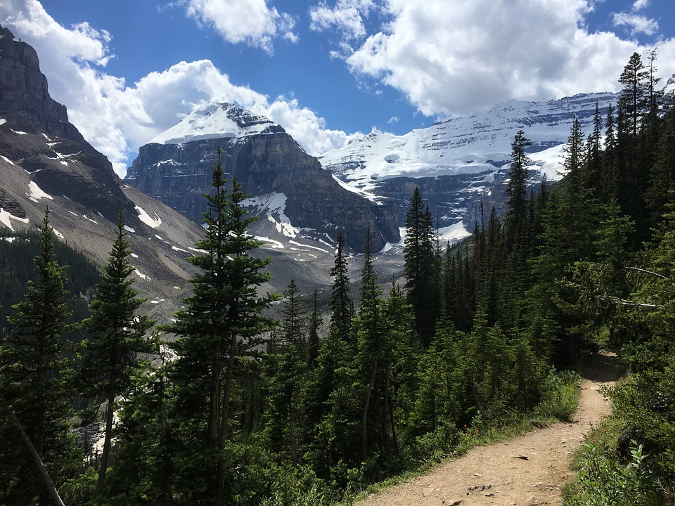 Hiking the Plain of Six Glaciers Trail
