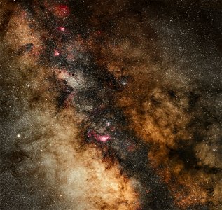 Galactic Center region photo