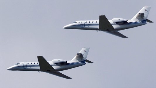Cessna 680 Citation Sovereign D-CAWB Aerowest from Hannover (3900 ft.)