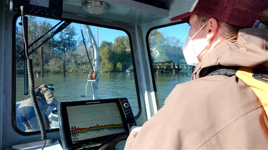 DWR staff approach enclosures