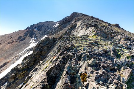 Custer-Gallatin National Forest, Emigrant Peak Trail: summit ridge photo