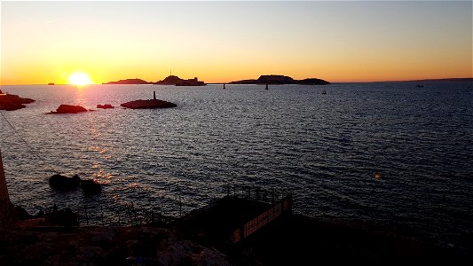 Les îles du Frioul de la corniche Kennedy