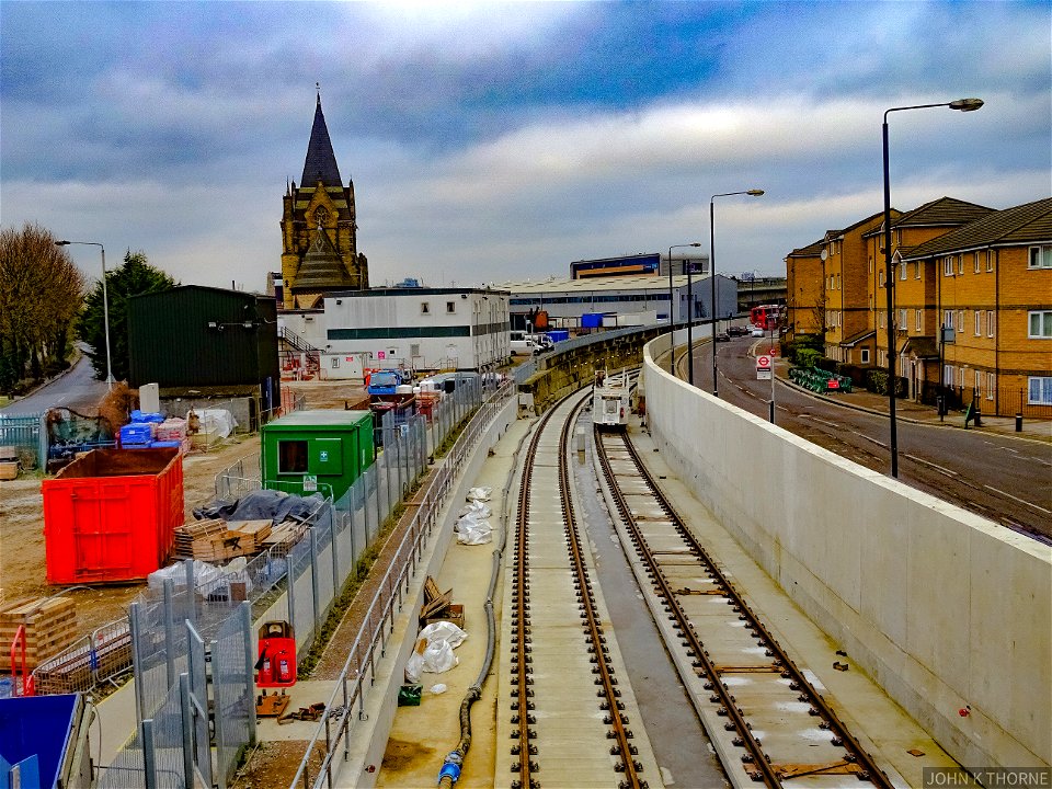 CrossRail Construction Silvertown Woolwich North