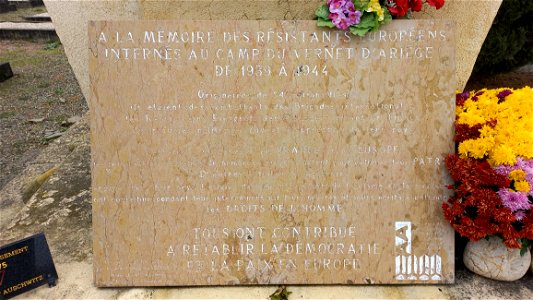 Cimetière du Camp du Vernet - Cemetery of the Vernet camp
