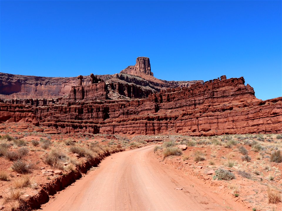 Shafer Canyon at Canyonlands NP in UT photo