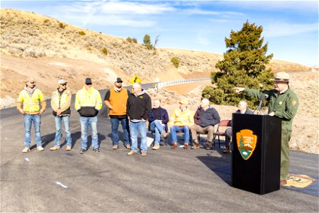 Yellowstone Flood Recovery Event: Cam Sholly recognizes HK Contractors and RockSol Consulting Group