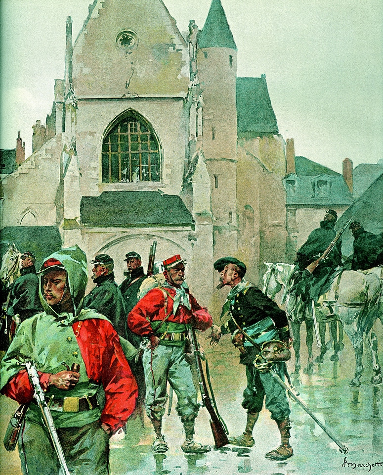Tours army of the loire national defense