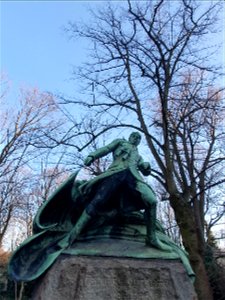 Berlijn, Luftschifferdenkmal, Bildhauer Victor Heinrich Seifert