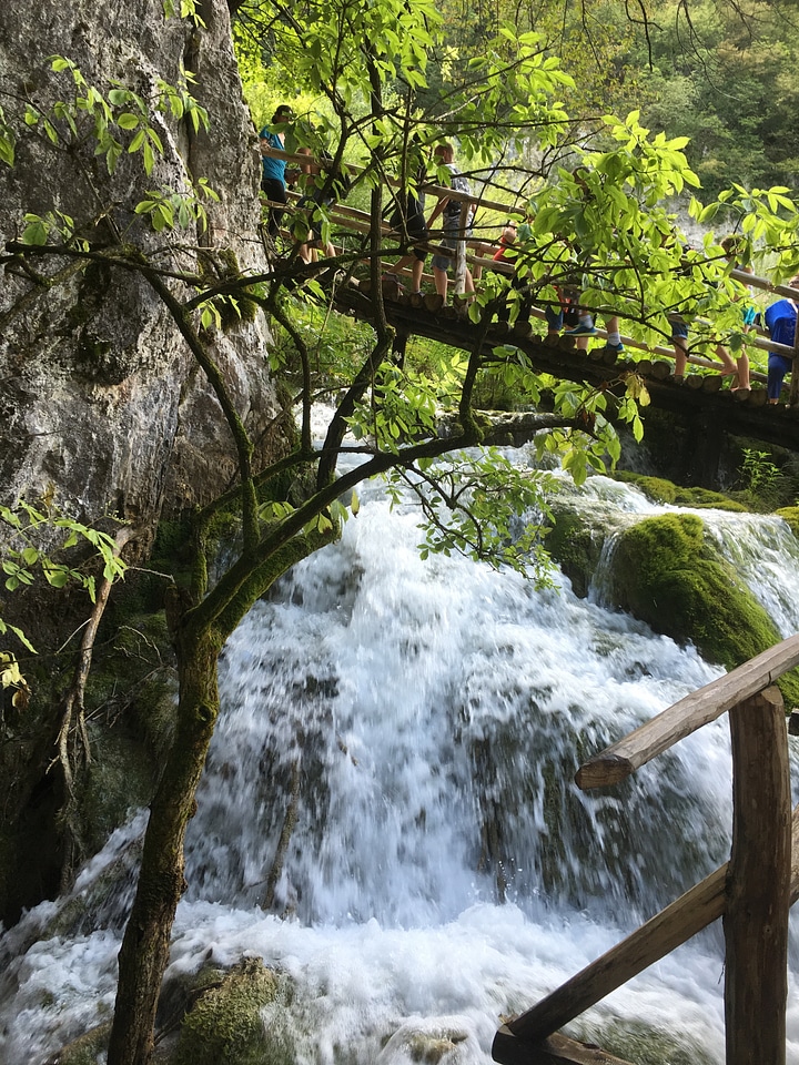 Croatia. Plitvice Lakes National Park. Waterfalls Sostavtsy
