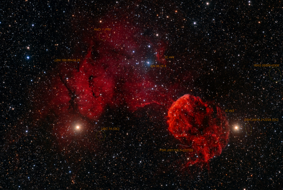 IC 443 region (2023 edition)