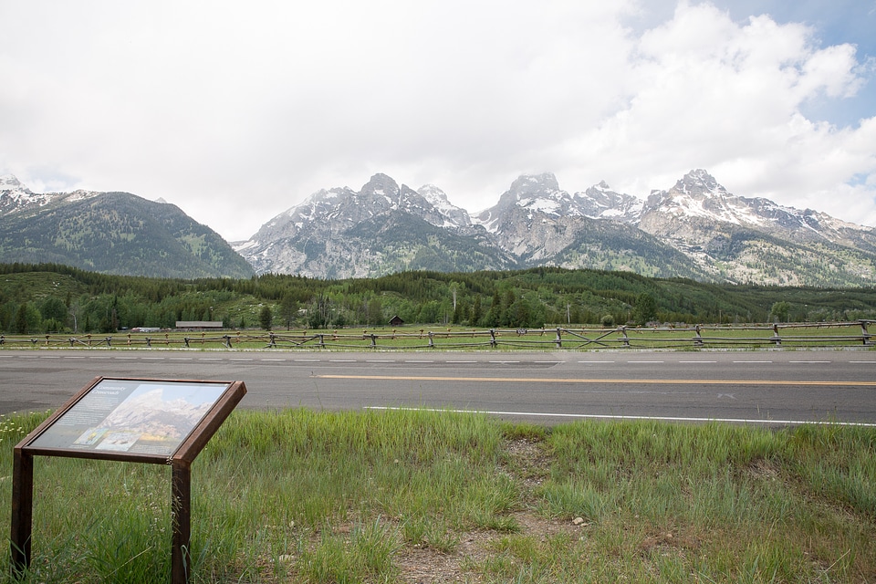 Amazing mountains in Grand Teton National Park
