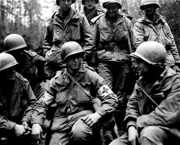 SC 334903 - On 19 December 1944, 118 men of the 79th Infantry Division, 313th Infantry Regiment, Company C, attacked enemy positions in the Bien Woods. photo