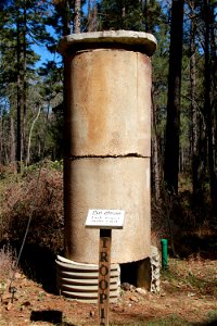 Bat house at Stuart Lake - Kisatchie National Forest