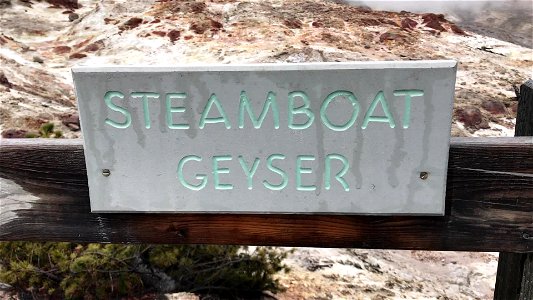 Steamboat Geyser viewing platform