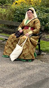 Medieval Fayre. Lady & Dragon