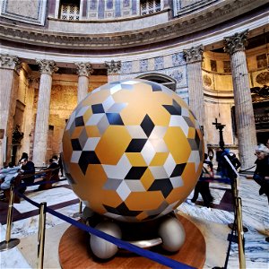 Sphere in the Pantheon Rome Italy