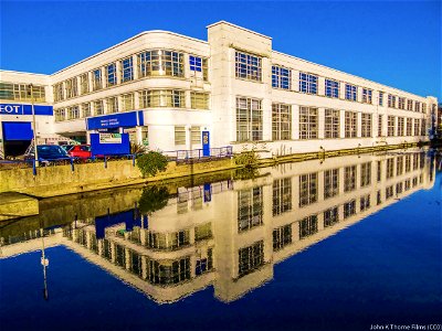 Rootes Building Maidstone. Art Deco Reflections. Grade 2 Listed. Currently a shell as roof and interior removed. Converting into residential. photo
