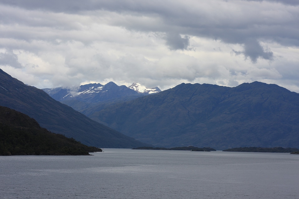 chilean fjord on a cruise photo