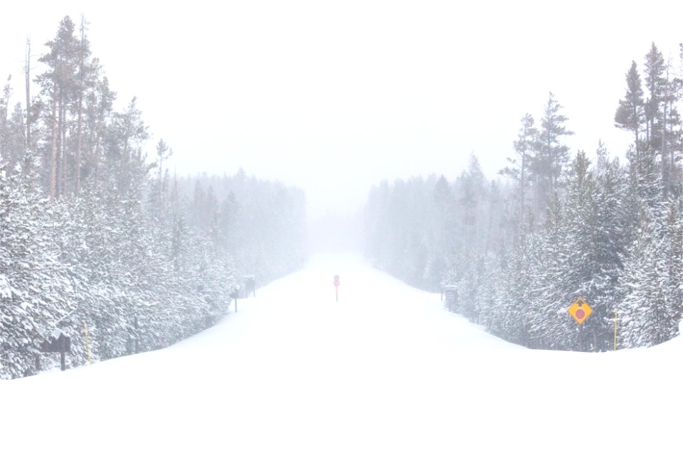 Winter storm at Norris Junction