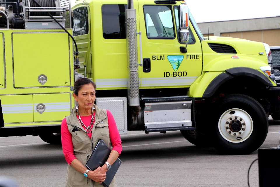 DOI Sec Haaland visiting NIFC 2022