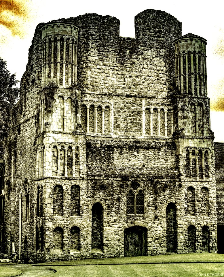 St Mary's Abbey: a Benedictine abbey north and east of Water Lane. West Malling Kent
