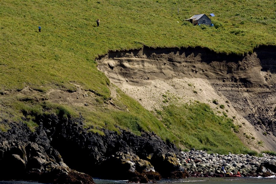 Kasatochi cliffs photo