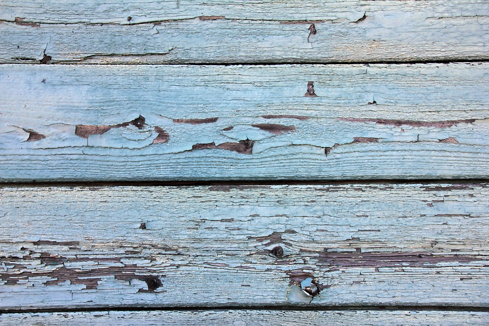 Board blue old
