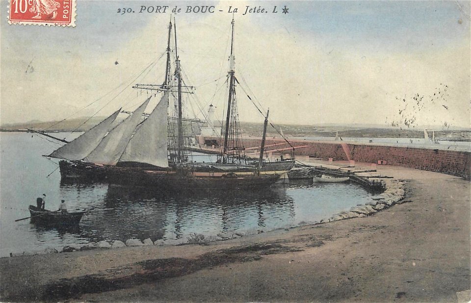 Port-de-Bouc : Le môle - La jetée