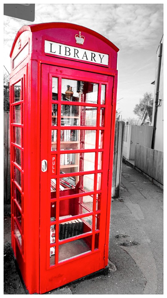 Telephone Kiosk Library Whitstable