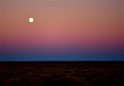 Seedskadee National Wildlife Refuge Moonset