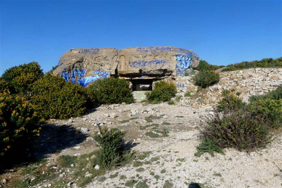 Casemate Sudwall - Le mur de la méditerranée - Martigues, Les Laurons