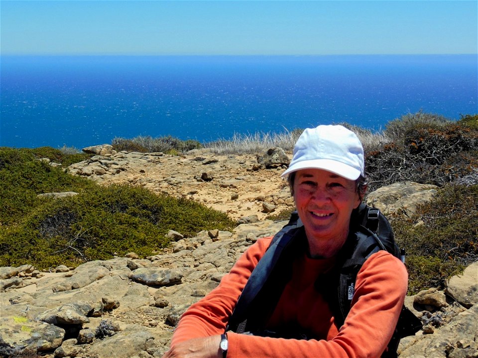 Dr. Kathryn McEachern on Santa Rosa Island