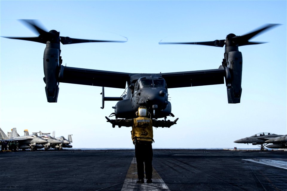 CV-22B DLQ with CVN 77