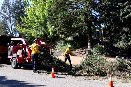 Wood Chipping in Boise